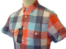Bold Check BEN SHERMAN Retro Mod Laundered Shirt B