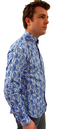 Tailored Paisley BEN SHERMAN Retro Mod Shirt (B)
