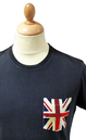 BEN SHERMAN Retro Mod Union Jack Pocket T-shirt P