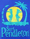 SURF PENDLETON Retro 70s Indie Hula Girl T-shirt