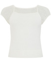 Claire COLLECTIF Retro Vintage Crochet Knitted Top