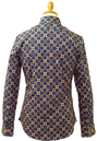 Dotsgrid CHENASKI Retro 70s Big Collar Mod Shirt B