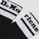 DR MARTENS Womens Athletic Logo Socks Black/White