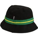 Marlo ELLESSE Retro 90s Indie Bucket Hat (Black)
