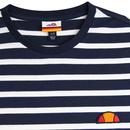 Sailio ELLESSE Men's Retro Breton Stripe Tee NAVY