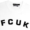 FRENCH CONNECTION FCUK Arched Crew Slogan T-shirt