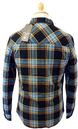 Covert FLY53 Mens Retro Multi Check Indie Shirt