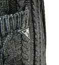 Carnage FLY53 Mens Retro Cable Knit Mod Cardigan