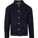 Porter FAR AFIELD Mod Cord Overshirt Jacket (Navy)
