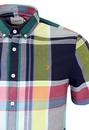 Croxted FARAH Retro Mod Multi-Coloured Check Shirt