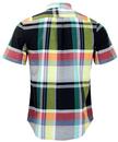 Croxted FARAH Retro Mod Multi-Coloured Check Shirt