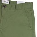 Hawk FARAH Retro Cotton Twill Chino Shorts (Green)