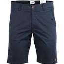Hawk FARAH Retro Cotton Twill Chino Shorts (Navy)