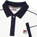 Klein FILA VINTAGE Contrast Pique Polo Shirt W/P