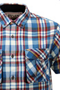 Strip FLY53 Retro Indie Mod Textured Check Shirt