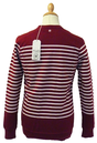 Luno FLY53 Retro Indie Mod Breton Stripe Sweater