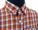 'Cripes' FLY53 Retro Indie Check Military Shirt