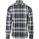 Bold Check FRED PERRY Button Down Mod Shirt Navy