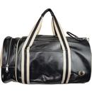 FRED PERRY Retro Classic Barrel Bag - Black