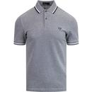 M3600 FRED PERRY Twin Tipped Mod Carbon Blue Polo 