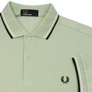 FRED PERRY M3600 Twin Tipped Mod Polo Shirt MINT