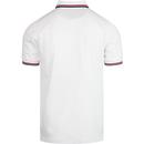 FRED PERRY M3600 Mod Twin Tipped Polo Shirt W/R/N 