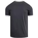 FRED PERRY Men's Retro Ringer T-shirt (Charcoal)