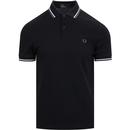 FRED PERRY M3600 Men's Twin Tipped Polo B/W/G