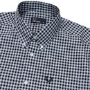FRED PERRY Retro Mod Two Colour Gingham Shirt