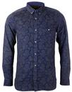 Connery FRENCH CONNECTION Retro Paisley Cord Shirt