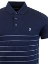 FRENCH CONNECTION Retro Engineered Stripe Polo