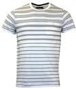 FRENCH CONNECTION Retro Indie Graded Stripe Tee