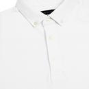 Parched FRENCH CONNECTION Mod Textured Polo WHITE
