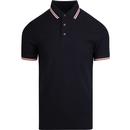 FRENCH CONNECTION Textured Dobby Polo (UB/BR)