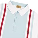 Briar GABICCI VINTAGE Mod Stripe Jersey Polo (W)