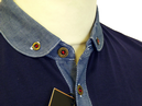 Paignton GABICCI VINTAGE Mod Shirting Collar Polo