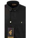 GABICCI VINTAGE Retro 60s Mod Bar Collar Shirt (B)
