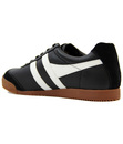 GOLA Harrier Retro Indie Leather Trainers BLACK