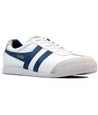 GOLA Harrier Retro Indie Leather Trainers (W/B)