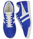 GOLA Harrier Womens Retro 70s Suede Trainers BLUE