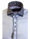 GUIDE LONDON 1960s Mod Paisley Double Collar Shirt
