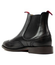 Breslin H BY HUDSON Retro Mod Brogue Chelsea Boots