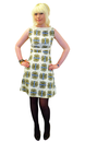 Elke HEARTBREAKER Retro 60s Floral Mod Fifi Dress
