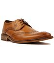 Pace IKON Retro Mod Punched Wingtip Brogue Shoes