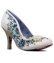 Pearly Girly IRREGULAR CHOICE Vintage Retro Heels