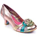 Stupenda IRREGULAR CHOICE Vintage Pastel Rose Heel