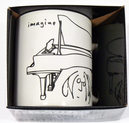 Imagine Piano John Lennon Retro Boxed Mug