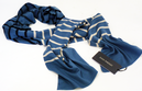 Ahoy JOHN SMEDLEY Retro 60s Striped Knit Mod Scarf