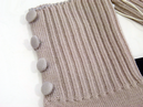 Sabbia JOHN SMEDLEY Retro Button Detail Gloves (P)