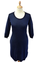 Imperial JOHN SMEDLEY Retro 60s Mod Knitted Dress